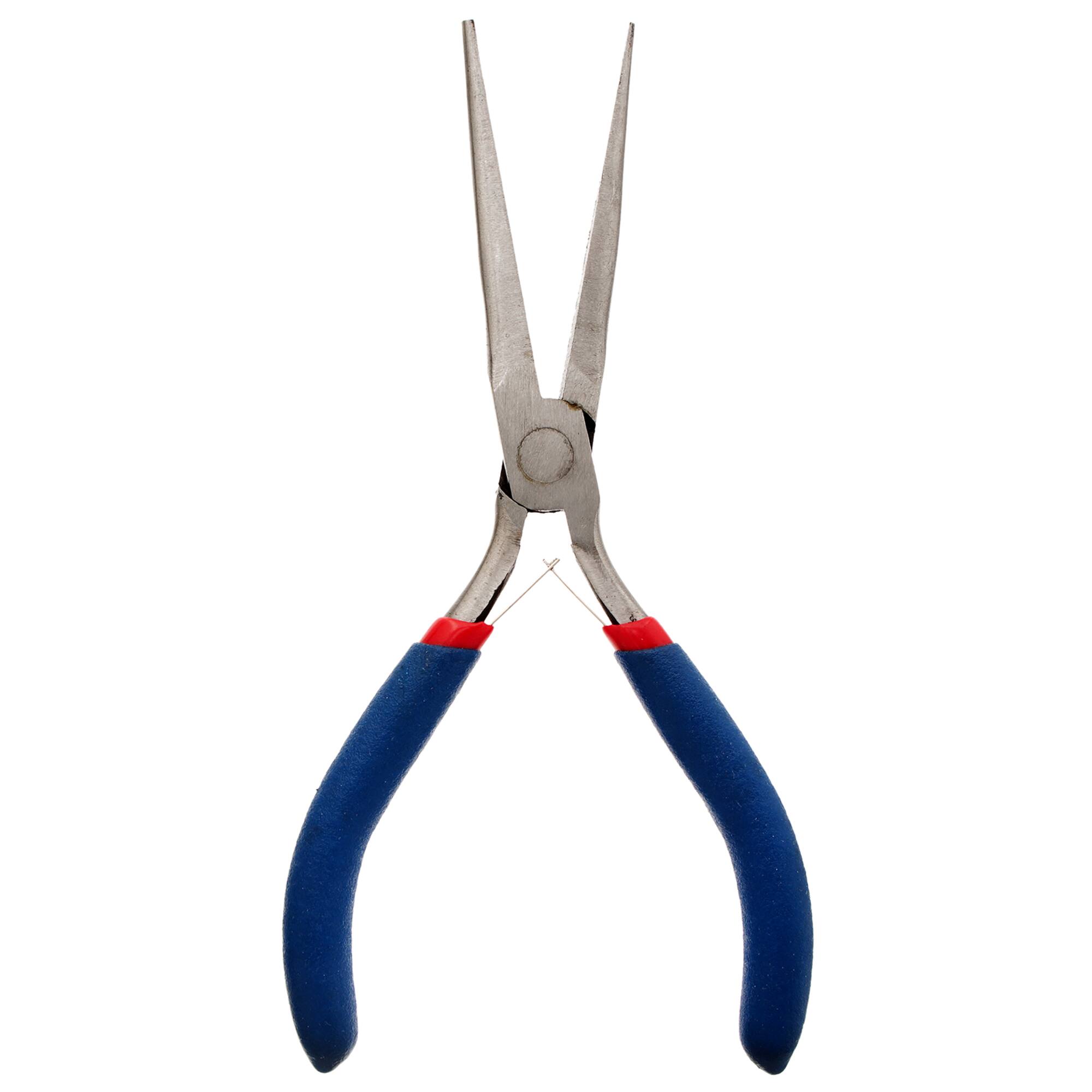 John Bead Multi Purpose Flat Long Nose Stainless Steel Jewelry Econo Pliers